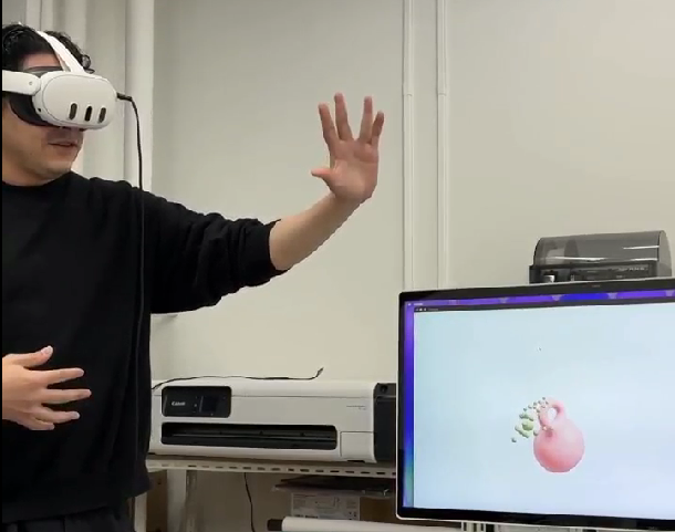 3Dモデリングの様子